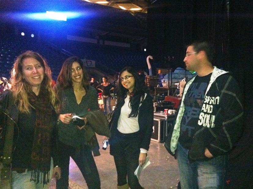 ביקור תלמידי קורס הפקת אירועים ב"מותק של פסטיבל" בחנוכה 2011