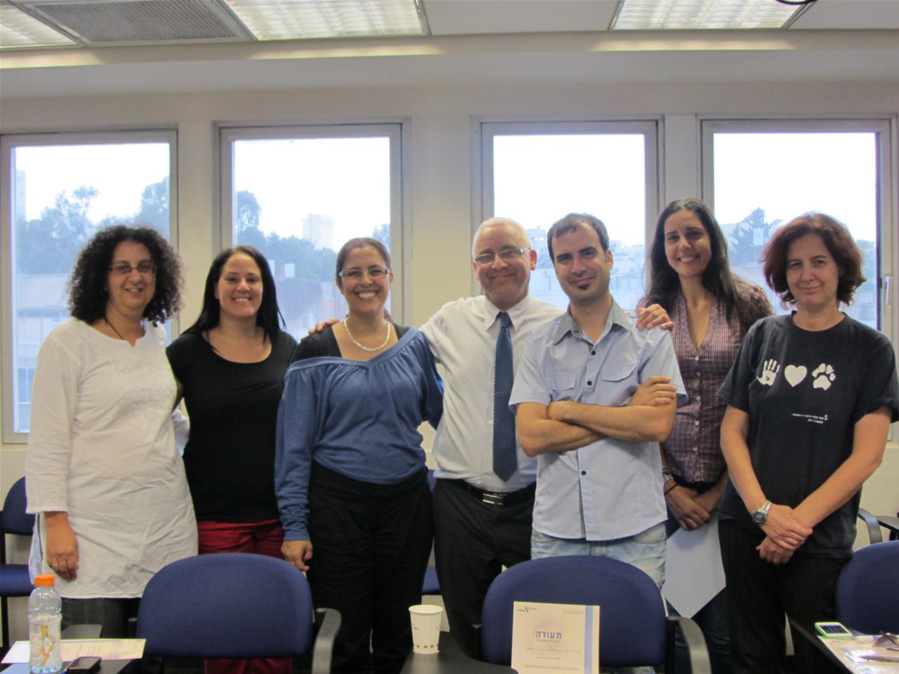 סיום קורס אנגלית עסקית ומסחרית מחזור 14