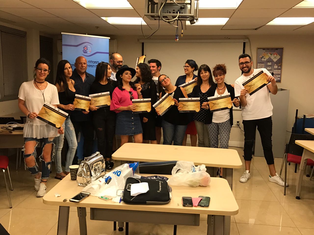 סיום קורס ניהול והפקת אירועים מחזור 15