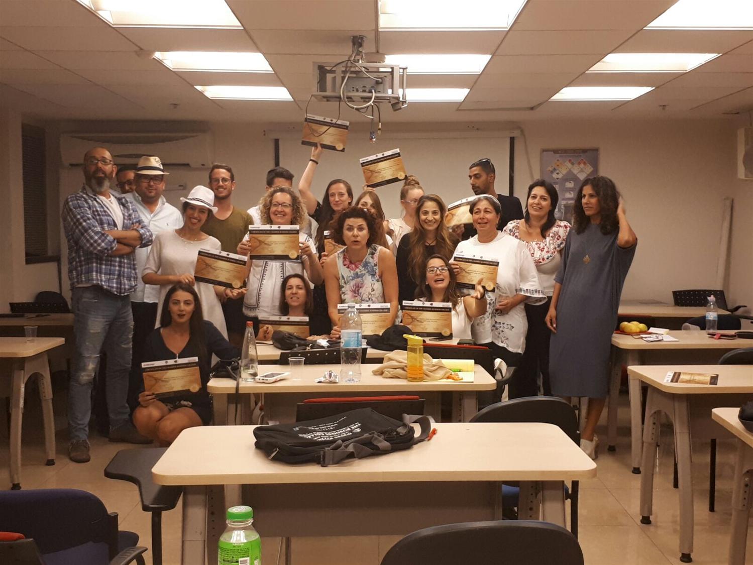 סיום קורס ניהול והפקת אירועים מחזור 16
